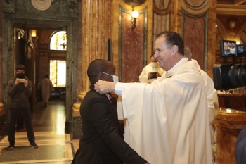 Italie - Remise des Croix Missionnaires