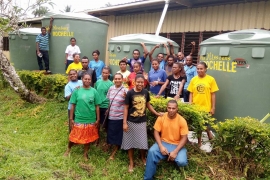 Papua Nueva Guinea - Tanques de agua para escolares fueron donados por “Salesians Missions” de New Rochelle