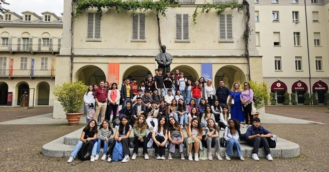 Italy - Portuguese Salesian students visit the sites of Don Bosco