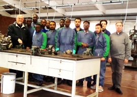 Italy - L'Aquila: Vocational training for young asylum seekers