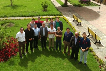 Colombia - Fr Murguía visits the Pre-novitiate "San José"