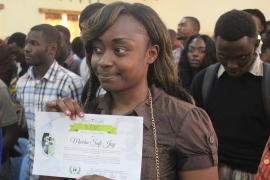 R. D. Congo - Misa de clausura del año académico en la Escuela Superior de Informática de Salama