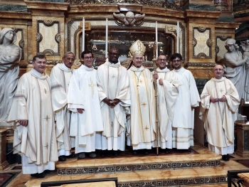 Italie - Ordination sacerdotale de deux Salésiens