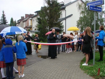 Polonia - Una calle de Toruń dedicada a Don Bosco