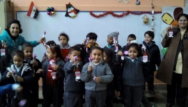 Egipto – Saludo de navidad de los niños de la escuela Materna