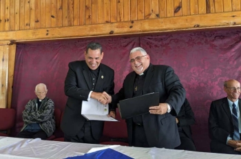 Venezuela - Signature de la convention de l'Institut Universitaire Salésien Père Ojeda avec l'Université Pontificale Catholique de Sainte Rose