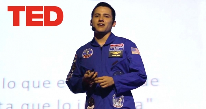 Paraguay - Participation of Sebastián Núñez at NASA campsite and "TED Talks"