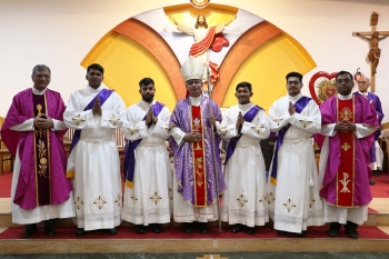 India – Ordination to the Dicaonate of four Salesians from Bombay and Panjim Province