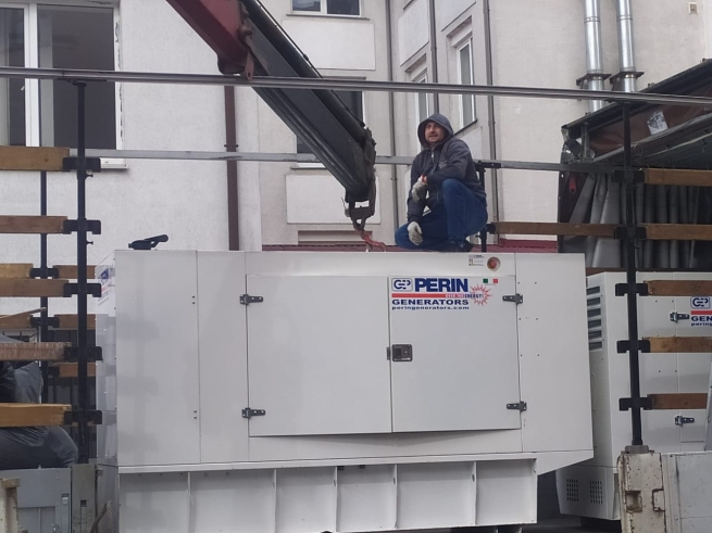 Ukraine – Deux générateurs fonctionnent à Lviv contre le froid et les coupures de courant