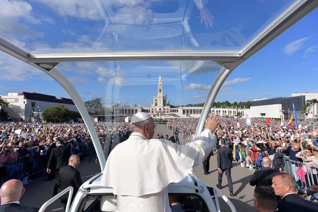 Portogallo – Papa Francesco in pellegrinaggio al Santuario di Fatima