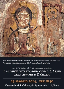 RMG – The restoration of the decorative palimpsest in the Saint Cecilia Crypt in the Saint Callistus Catacombs