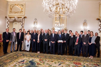 Portugal - El Presidente de la República recibe a los representantes de 31 organismos centenarios de Comunicación