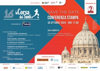 Italia – A Roma per la solidarietà con un popolo martoriato: conferenza stampa di presentazione della Corsa dei Santi 2024