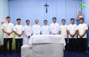 Myanmar - Cinco pre-novicios salesianos admitidos al año de noviciado