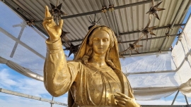 Italie – Restaurations en cours à Valdocco : les travaux sur les clochers et les statues, pour leur redonner leur splendeur antique