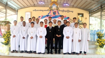 Myanmar – “La vocación es una cuestión de amor”: cuatro jóvenes salesianos han emitido su primera profesión