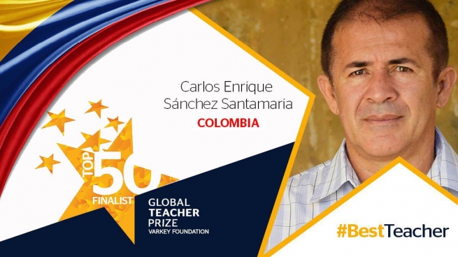 Colombia - Among world's Top 50 teachers: Carlos Sánchez from San Juan Bosco Industrial Technical Institute