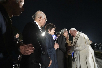 Giappone – Papa Francesco al memoriale della pace di Hiroshima