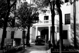 Espagne - L'ancienne façade de la maison à Carabanchel