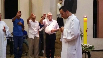 Brazil - Missionary send-off of a young Salesian