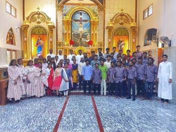 India - Encuentro del Movimiento Juvenil Salesiano en Tiruchy