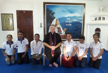 Camboya - Mons. Olivier Schmitthaeusler presidió la celebración de María Auxiliadora