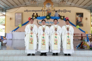 Myanmar - 4 Salesians ordained priests