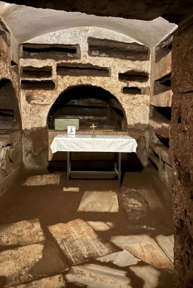 Italy – "Pilgrims of hope": the catacombs of San Callisto as a privileged pilgrimage destination for the Holy Year