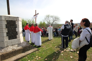 Italie - Le retour du Chemin de la Croix sur « Monte Testaccio »