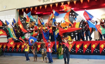 Papousie Nouvelle Guinée  - Fête pour le 41° anniversaire de l'indépendance