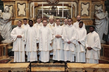 Italie - Ordinations diaconales de neuf Salésiens