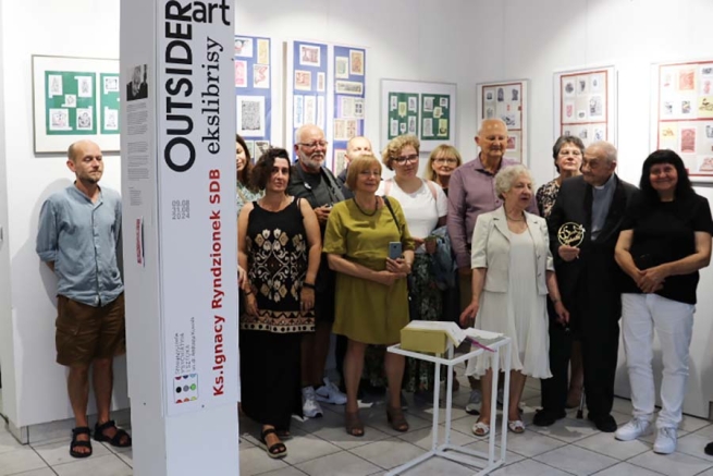 Polonia – Mostra ex Libris con le opere di don Ignacy Ryndzionek, SDB, nella Galleria di Cracovia