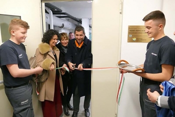 Italia - Inaugurato al Cnos-Fap di Fossano il nuovo laboratorio “Padre Silvio Sordella”