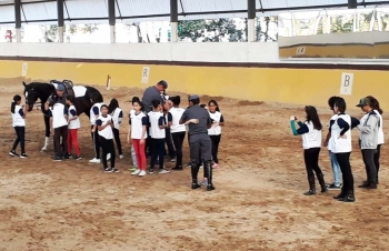 Brazil - Children of Don Bosco Institute follow Hippotherapy Project