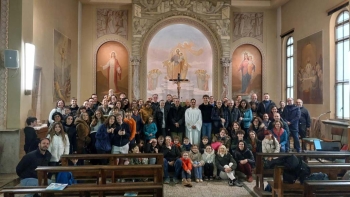 Italia – Primer retiro del nuevo Animador Espiritual de ADMA Primaria, Padre Gabriel Cruz