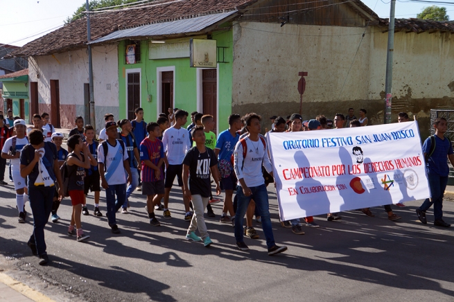 Nicaragua – Oratorianos inauguran campeonato por los derechos humanos