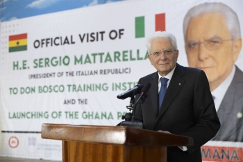 Ghana – Mattarella odwiedza Ośrodek “Don Bosco” w mieście Ashaiman: “Tutaj przede wszystkim oddycha się duchem salezjańskim”