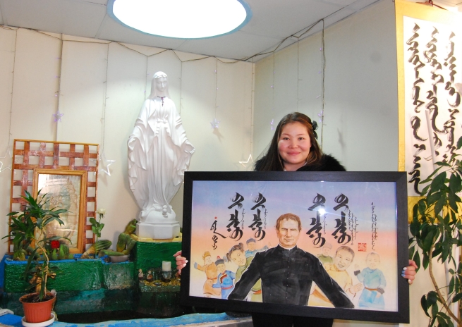 Mongolia – Mongolia Past Pupil fall in love with Caligraphy and Don Bosco