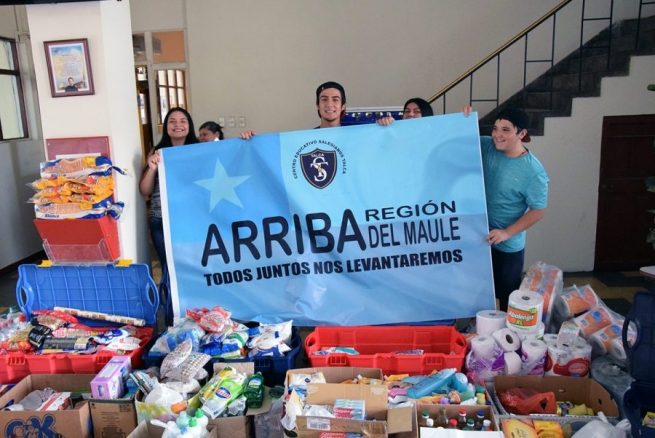 Chile - Salesian Family helps fire victims