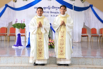 Myanmar – Ordenación sacerdotal de los salesianos David Yan Naing Aung y Joseph Labya Mai Li