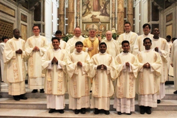 Italie - Ordinations diaconales de 11 Salésiens