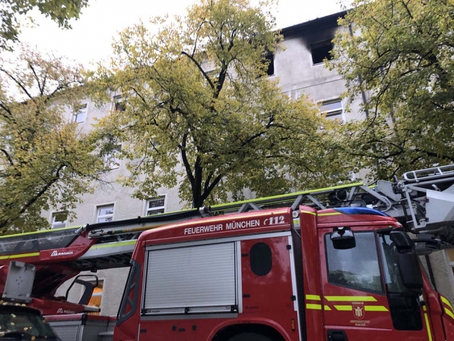 Germany – Fire in Munich's “Salesianum”