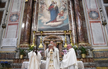 Italie - L'autel des « pleurs de Don Bosco » et la célébration du Recteur Majeur