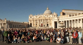 Vatican  - ADMA Familles de Turin au Jubilé marial dans l'Année Sainte de la Miséricorde