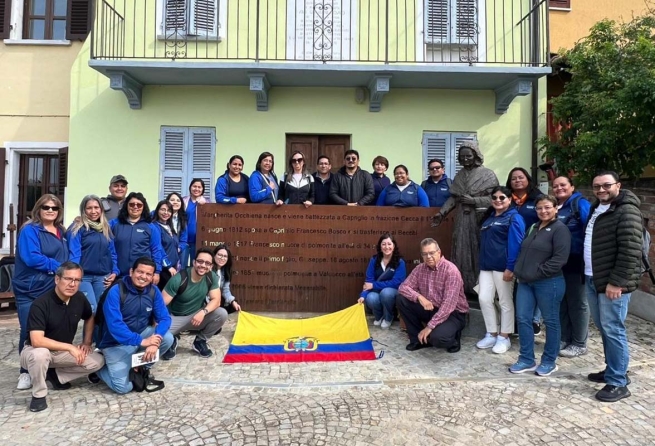 Italy - The pilgrims from Ecuador renew their educative and pastoral mission in the places of Don Bosco