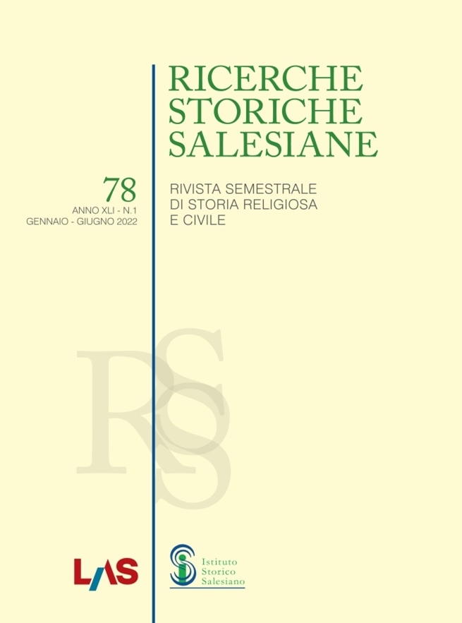 RMG – Ricerche Storiche Salesiane n° 78