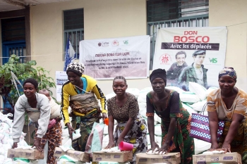 R.D. Congo - Intensa actividad humanitaria de los Salesianos de Goma en el sitio de desplazados internos "Don Bosco Shasha”