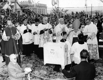 Italie – 1961 - le 11 juin - 2021 : il y a 60 ans la Première Pierre du Temple Don Bosco