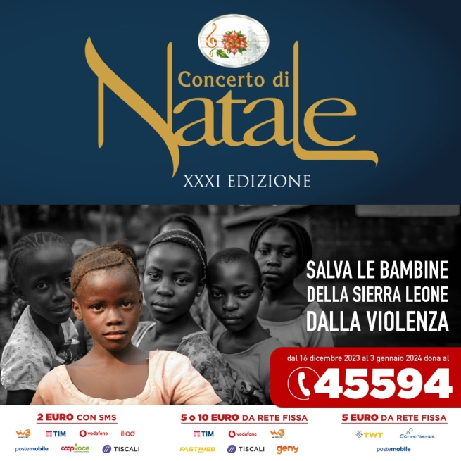 Vatican – Le Concert de Noël au Vatican 2023 en soutien du centre « Don Bosco Fambul » de Freetown