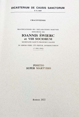 Vaticano – Consegna della “Positio super martyrio” dei Servi di Dio Giovanni Świerc e VIII Compagni